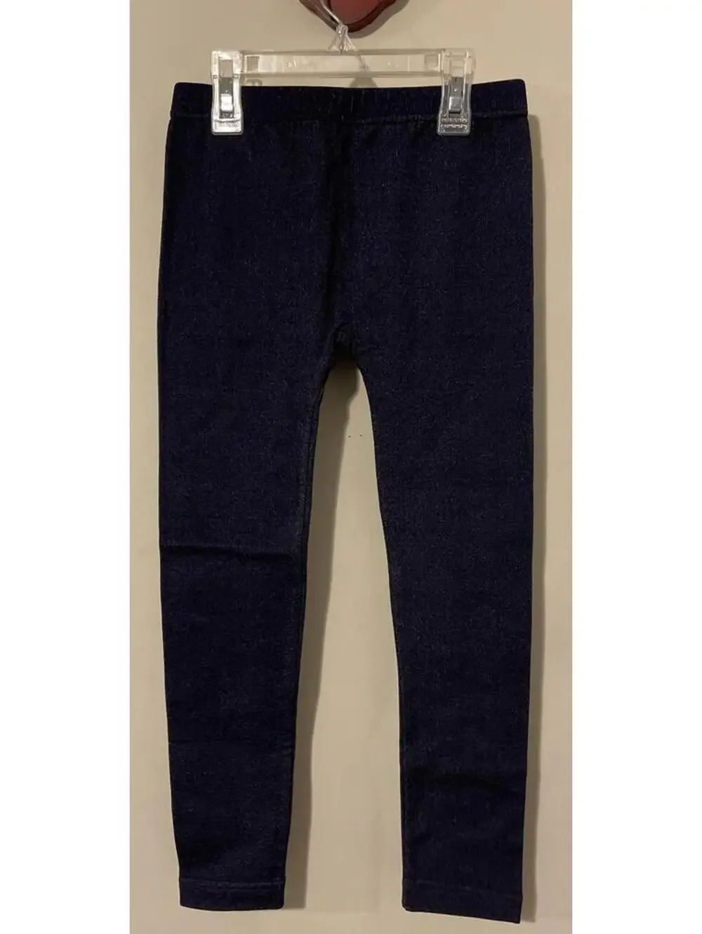 The Childrens Place Girls Medium 7/8 Blue Lined Pull-On Leggings NWT! A4890